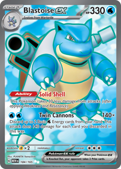 Blastoise ex from 151