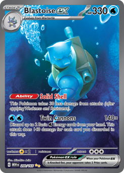 Blastoise ex from 151