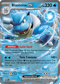 Blastoise ex from 151