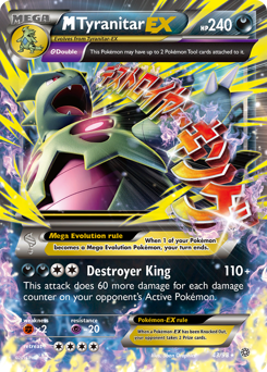 M Tyranitar-EX from Ancient Origins