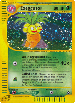 Exeggutor Pokemon card