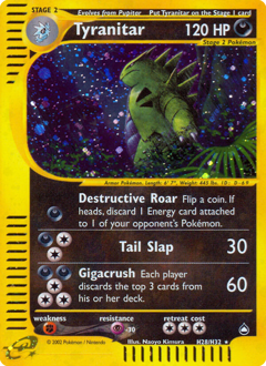 Tyranitar from Aquapolis