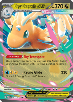 Mega Dragonite ex from Ascended Heroes