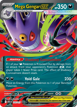 Mega Gengar ex from Ascended Heroes