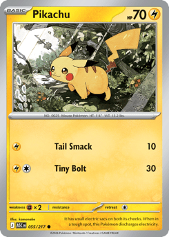 Pikachu from Ascended Heroes
