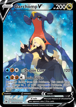 Garchomp V from Astral Radiance Trainer Gallery