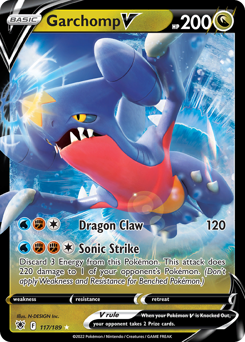 Garchomp V from Astral Radiance