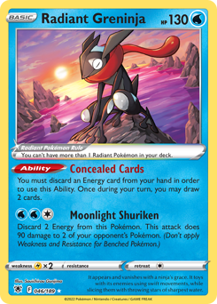 Radiant Greninja from Astral Radiance