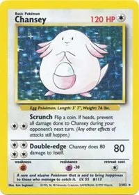 Chansey Pokemon card