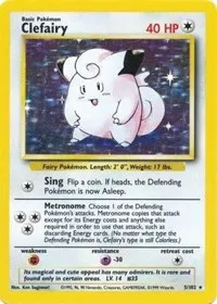 Clefairy Pokemon card