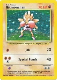 Hitmonchan Pokemon card