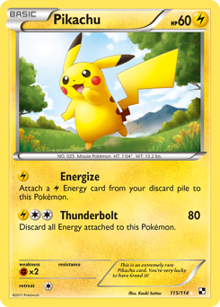 Pikachu from Black & White