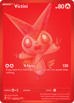 Victini from Black Bolt Victini Pokemon card