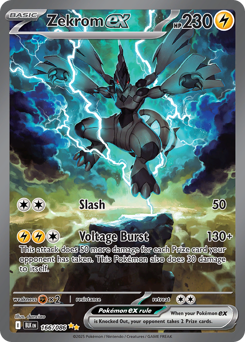 Zekrom ex from Black Bolt Zekrom ex Pokemon card