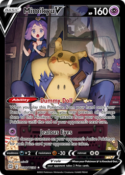 Mimikyu V from Brilliant Stars Trainer Gallery