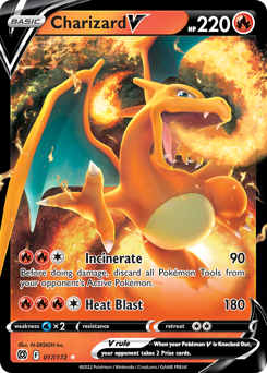 Charizard V from Brilliant Stars
