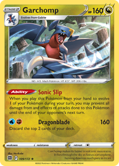 Garchomp from Brilliant Stars