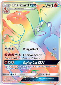 Charizard-GX from Burning Shadows Charizard-GX Pokemon card