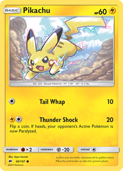 Pikachu from Burning Shadows