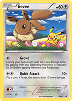 Eevee from BW Black Star Promos