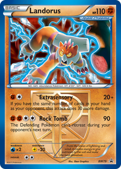 Landorus from BW Black Star Promos Landorus Pokemon card