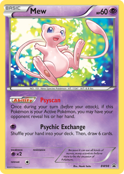 Mew from BW Black Star Promos
