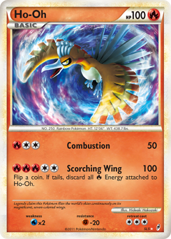 Ho-Oh from Call of Legends Ho-Oh Pokemon card