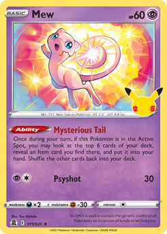 Mew from Celebrations