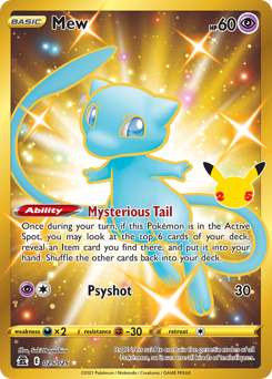 Mew from Celebrations