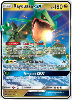 Rayquaza-GX from Celestial Storm