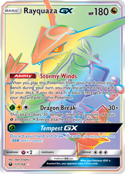 Rayquaza-GX from Celestial Storm