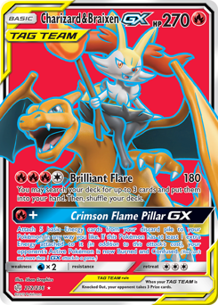 Charizard & Braixen-GX from Cosmic Eclipse