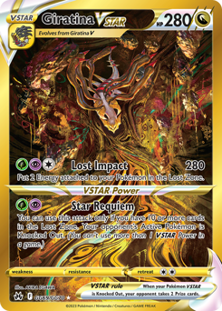 Giratina VSTAR Pokemon card