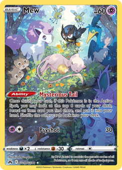 Mew from Crown Zenith Galarian Gallery