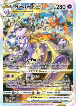 Mewtwo VSTAR from Crown Zenith Galarian Gallery