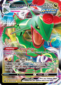 Rayquaza VMAX from Crown Zenith