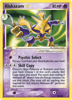 Alakazam ★ Pokemon card