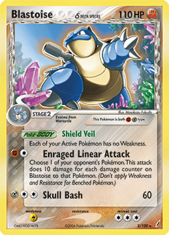 Blastoise δ from Crystal Guardians