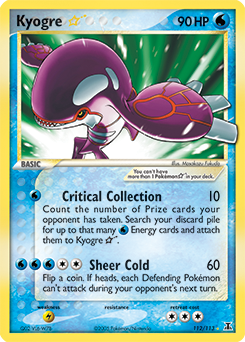 Kyogre ★ Pokemon card