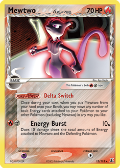 Mewtwo δ from Delta Species