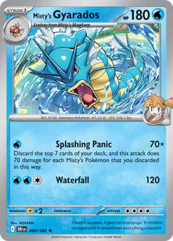 Misty's Gyarados from Destined Rivals