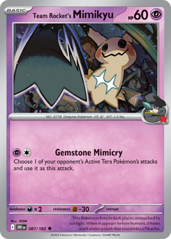 Team Rocket's Mimikyu from Destined Rivals