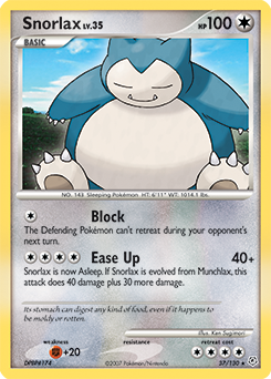 Snorlax from Diamond & Pearl