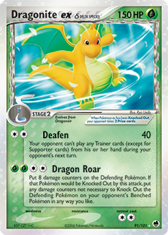 Dragonite ex δ from Dragon Frontiers