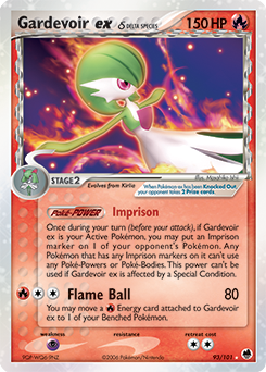 Gardevoir ex δ from Dragon Frontiers Gardevoir ex δ Pokemon card