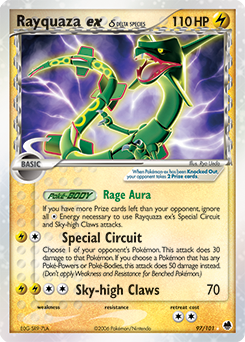 Rayquaza ex δ from Dragon Frontiers