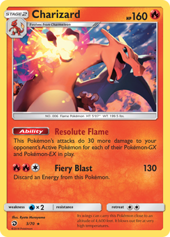Charizard from Dragon Majesty