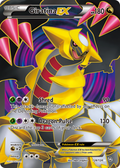Giratina-EX from Dragons Exalted Giratina-EX Pokemon card
