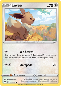 Eevee from Evolving Skies