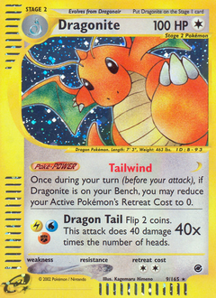 Dragonite from Expedition Base Set